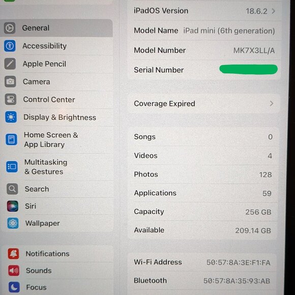 iPad mini 6GEN /256GB (purple) with box + origami case + paperlike and more - Picture 3 of 10